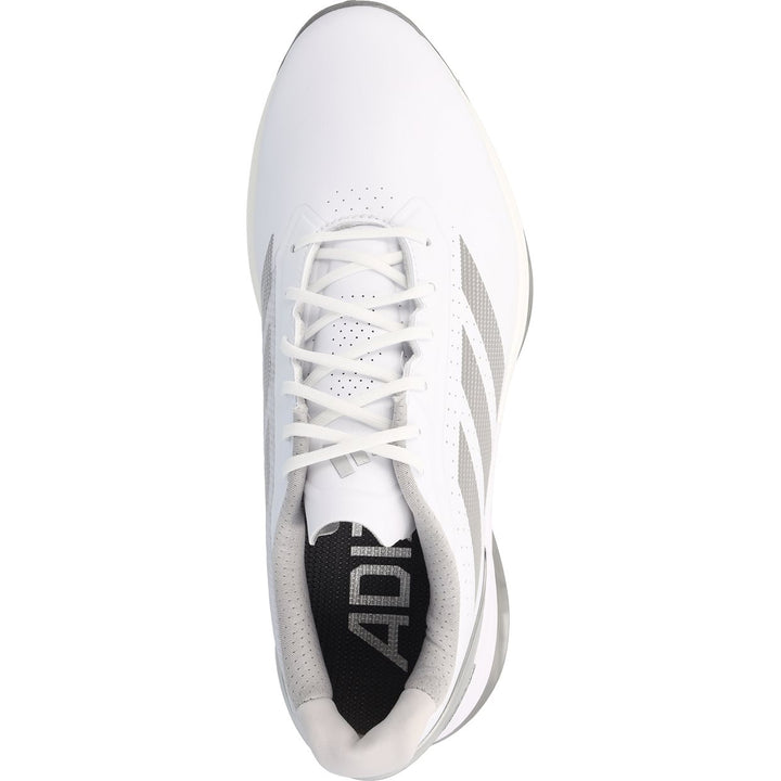 Adidas Adizero ZG Spikeless Golf Shoes White/Silver IE3528 - top