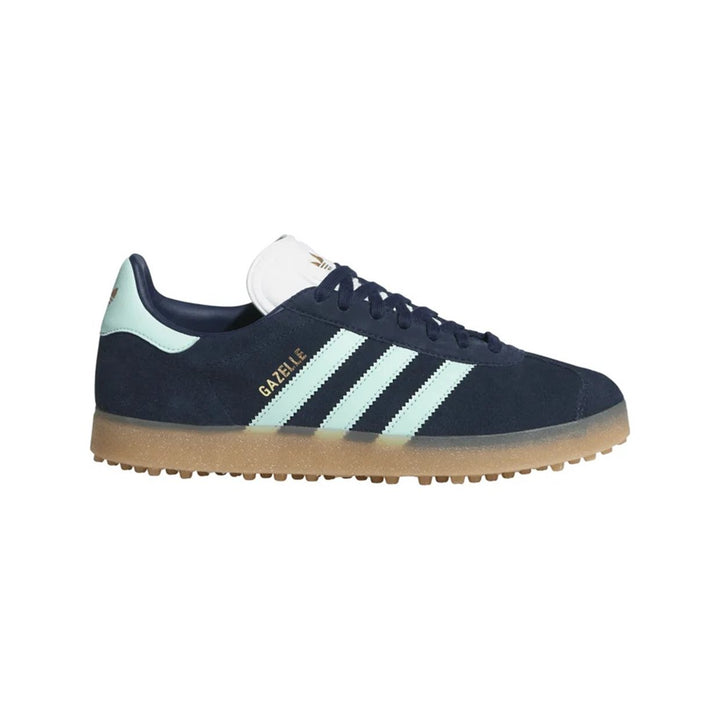 Adidas Gazelle Spikeless Golf Shoes Night Indigo/Clear Mint JR4464