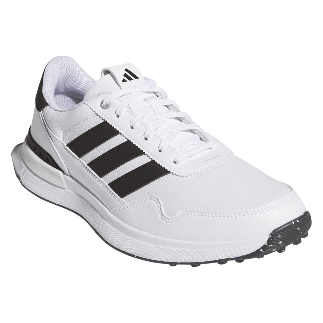Adidas Men's S2G 26 Leather Spikeless Golf Shoes White/Black HP7087 - front