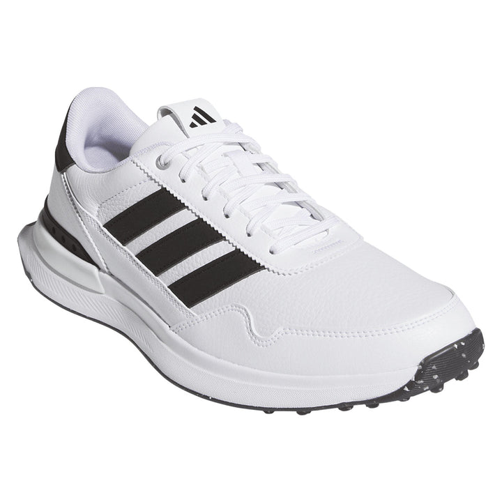 Adidas Men's S2G 26 Leather Spikeless Golf Shoes White/Black HP7087 - front