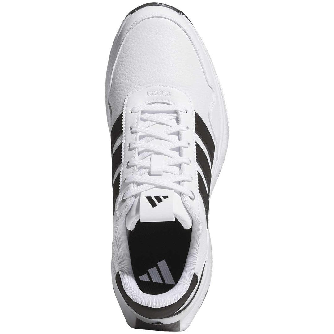 Adidas Men's S2G 26 Leather Spikeless Golf Shoes White/Black HP7087 - top