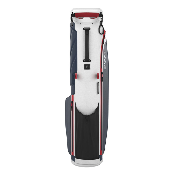 Callaway Par 3 Stand Bag 24 - White/Navy Houndstooth/Red