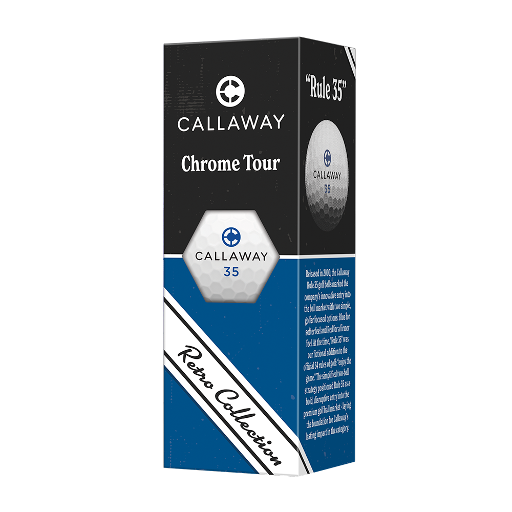 Callaway Chrome Tour Retro Golf Balls