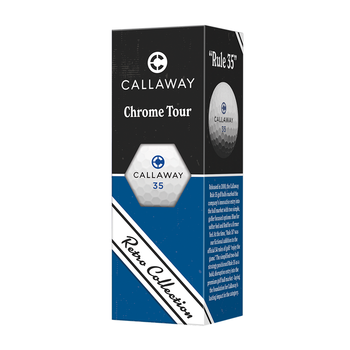 Callaway Chrome Tour Retro Golf Balls