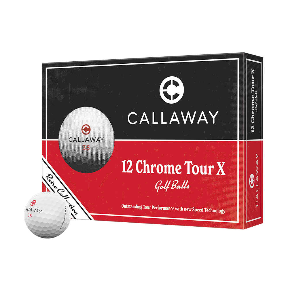 Callaway Chrome Tour X Retro Golf Balls
