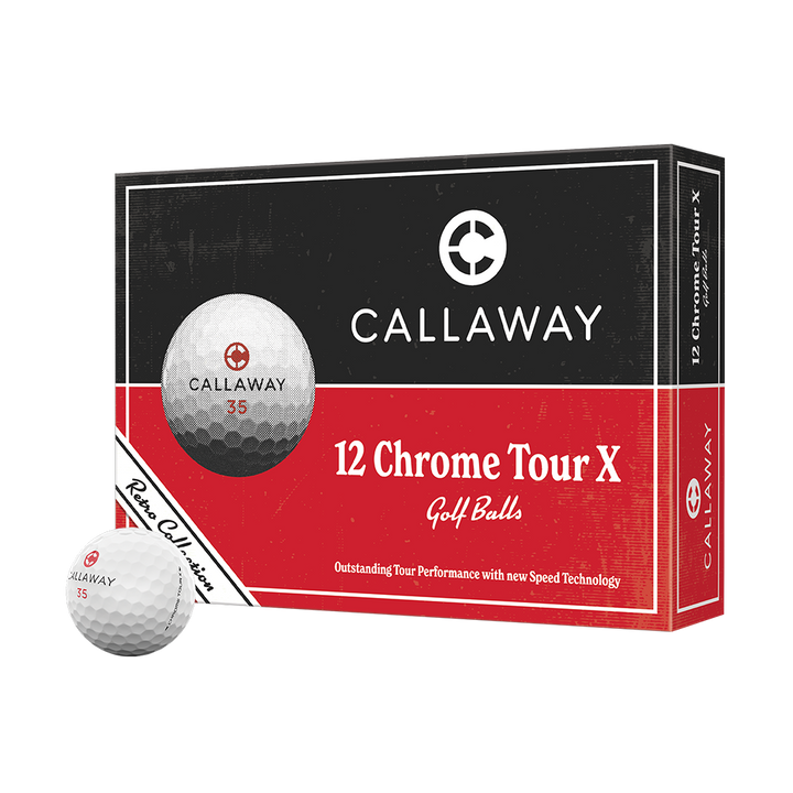 Callaway Chrome Tour X Retro Golf Balls