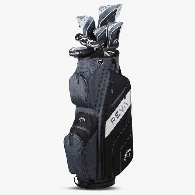 Callaway Women's REVA Black 11-Piece Package Set with Graphite Shafts