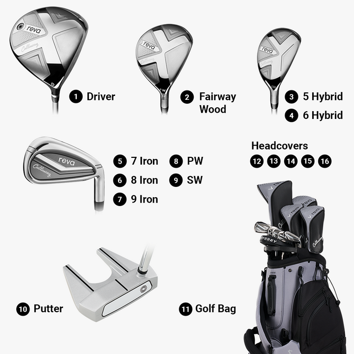 Callaway Women's Reva 26 Stand Bag Complete Set