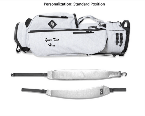 Jones Utility Trouper 2.0-R Sustainable Lightweight Golf Stand Bag - Speckled Grey