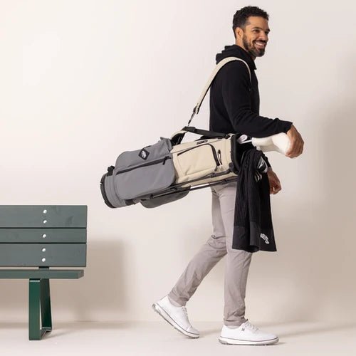 Jones Rover Lightweight Golf Stand Bag - Field Khaki/Charcoal - Durable Performance