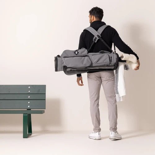 Jones Rover Charcoal Golf Stand Bag: Lightweight, Durable, 3-Way Dividers, Flex Bottom