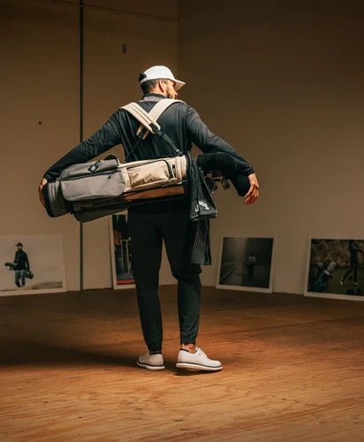 Jones Rover Lightweight Golf Stand Bag - Field Khaki/Charcoal - Durable Performance