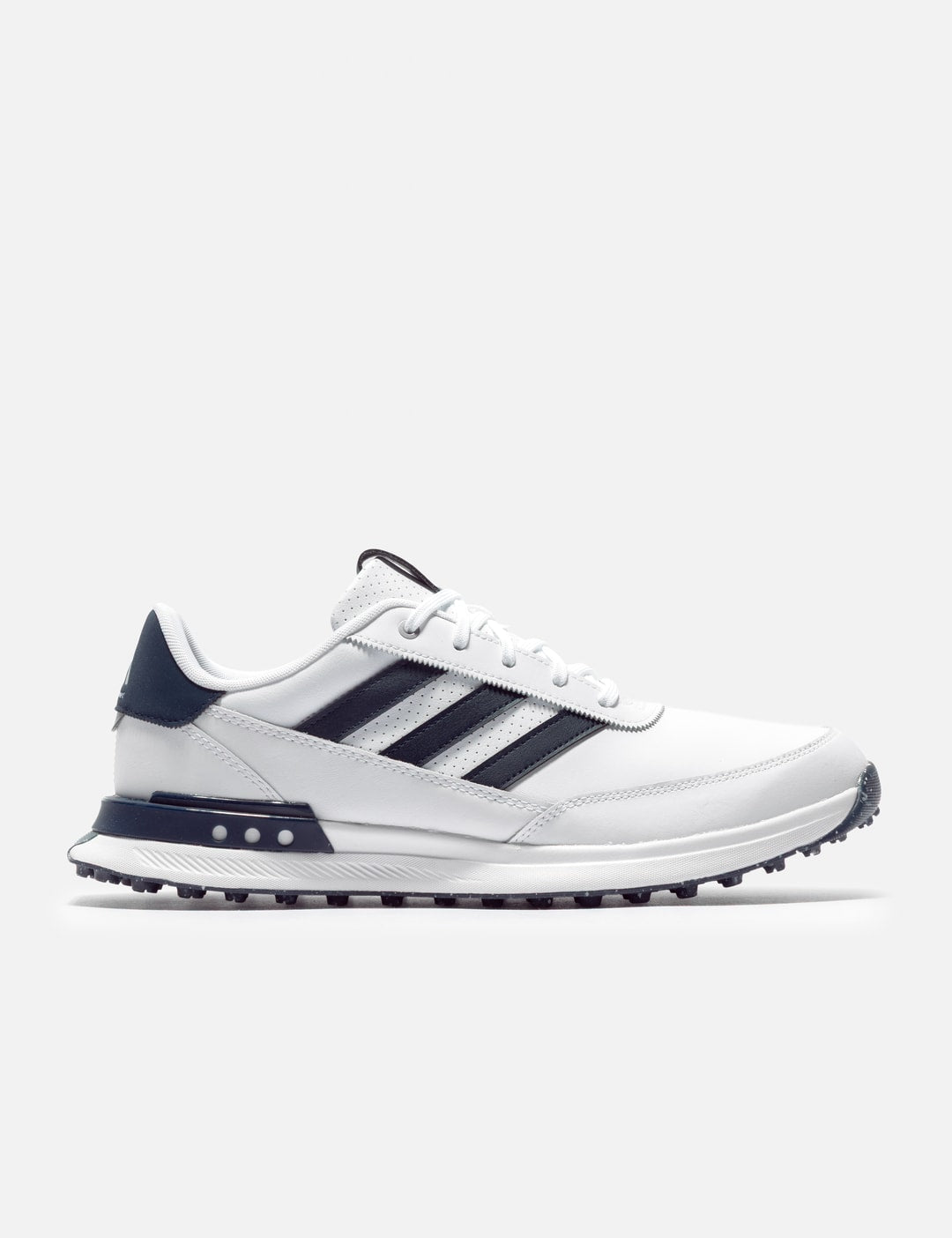 Adidas S2G SL Leather 24 Spikeless Golf Shoes White/Navy IF6606