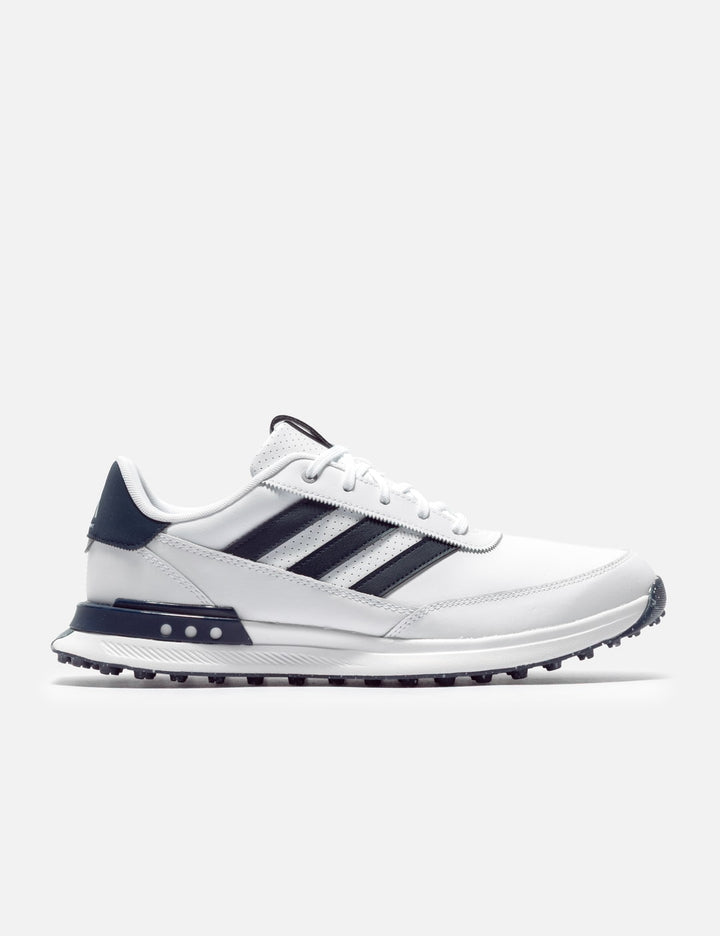 Adidas S2G SL Leather 24 Spikeless Golf Shoes White/Navy IF6606