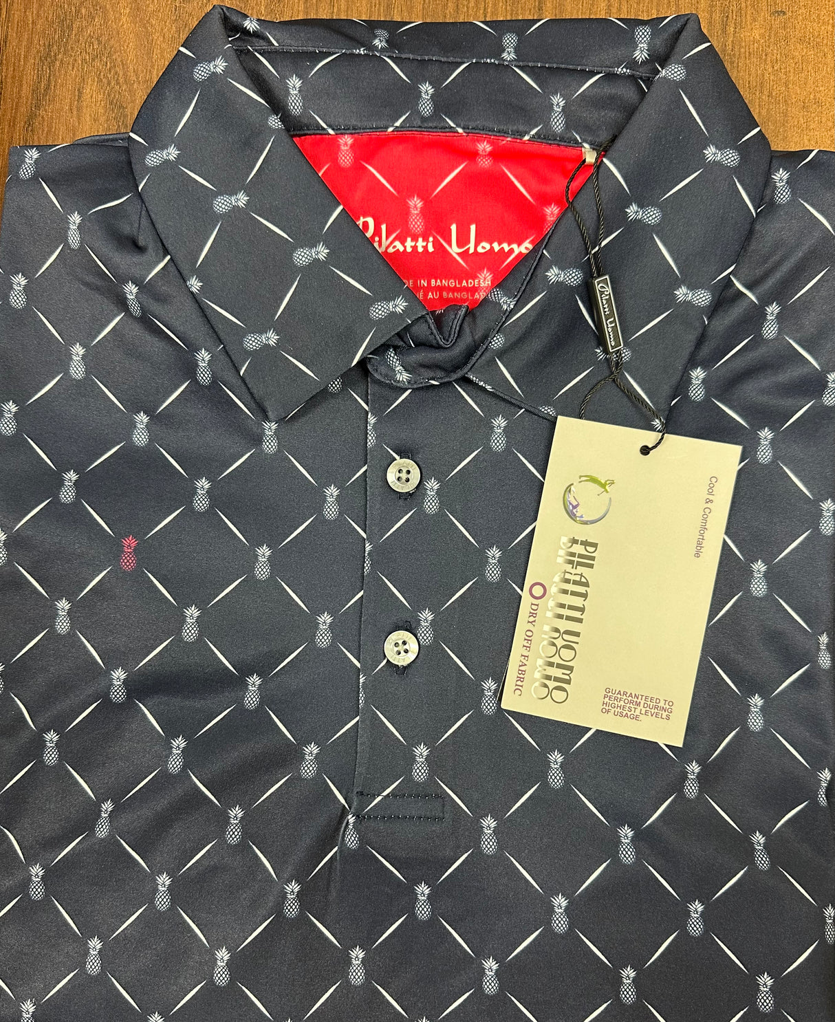 Pilatti Uomo Mens Golf Shirt