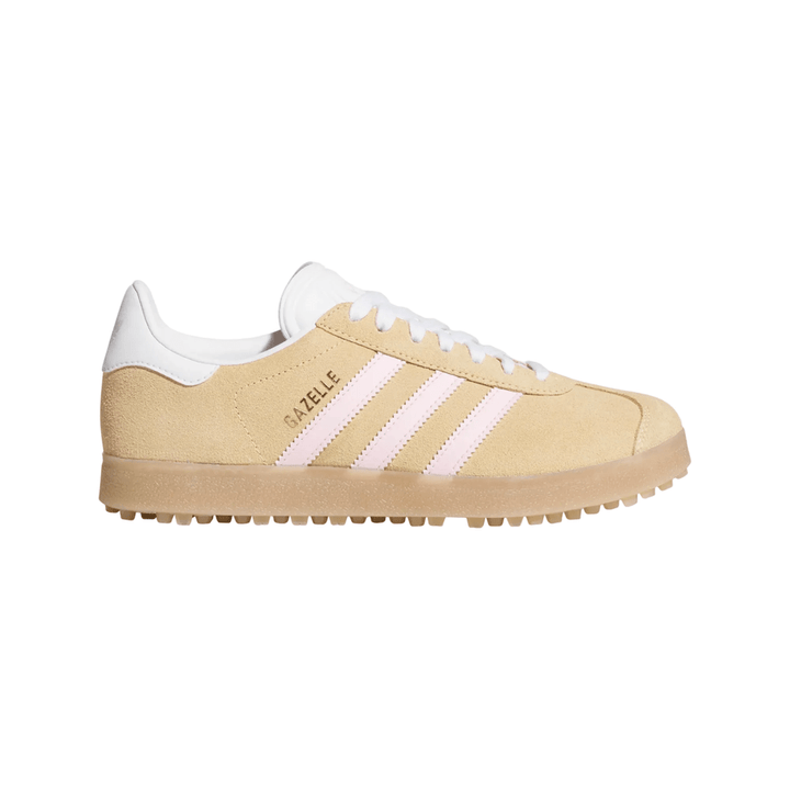 Adidas Women's Gazelle Spikeless Golf Shoes Ice Tangerine/Clear Pink JR4471