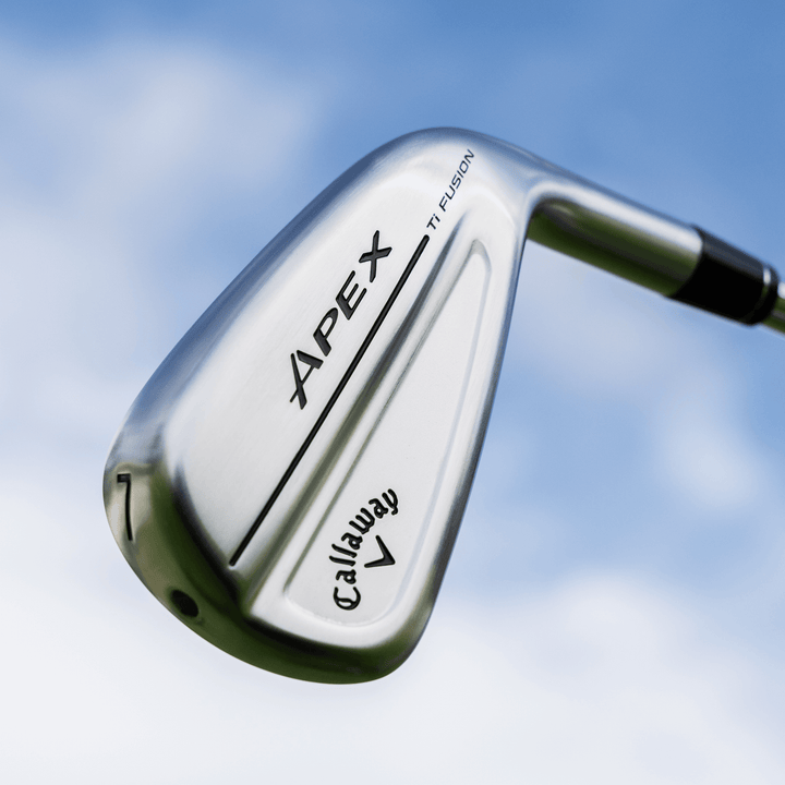 Callaway Apex Ti Fusion 250 Plated Iron Set with Graphite Shafts