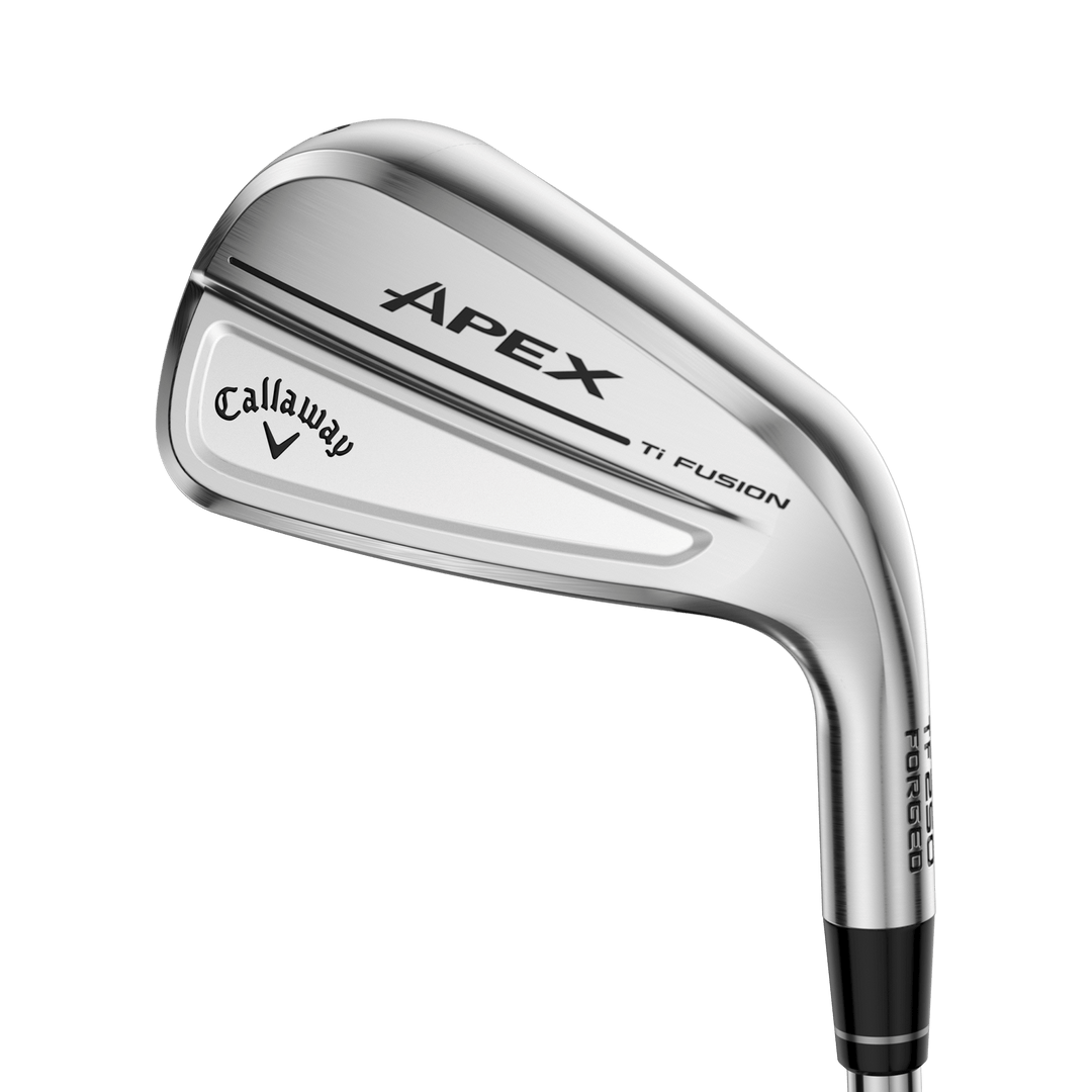 Callaway Apex Ti Fusion 250 Plated Iron Set with Graphite Shafts