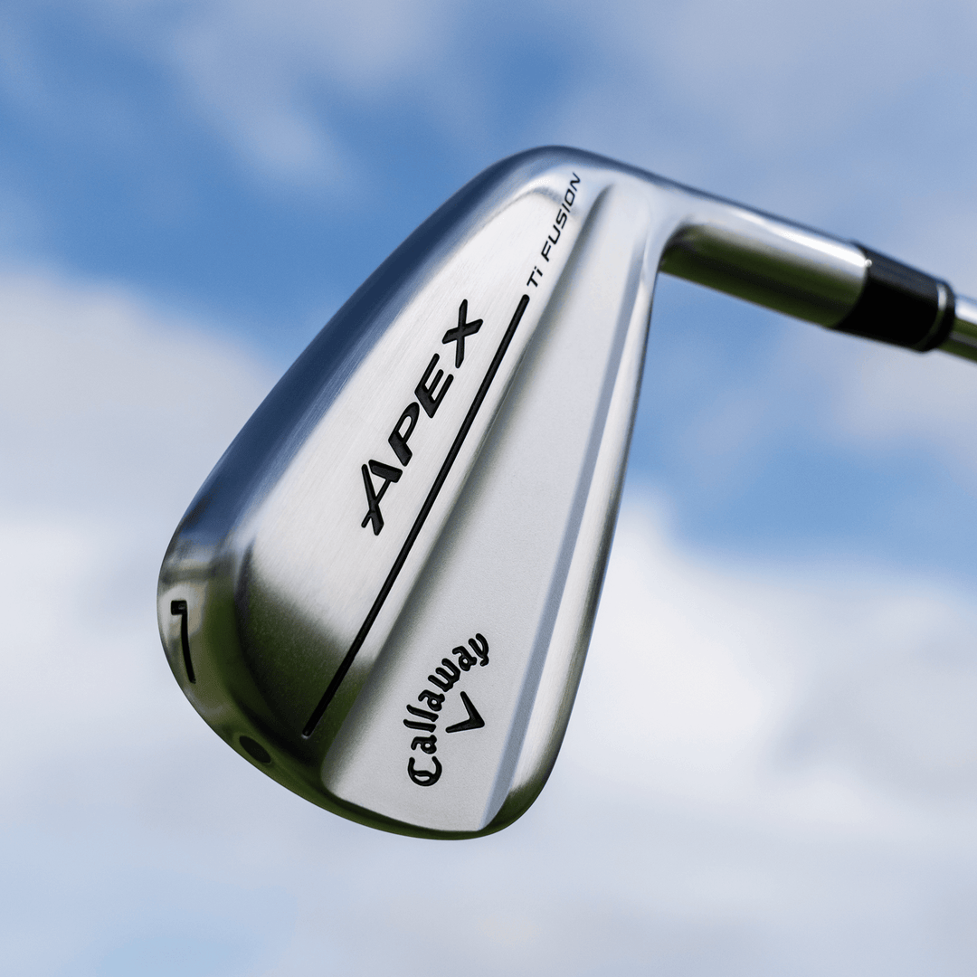 Callaway Apex Ti Fusion Plated Iron Set with Steel Shafts