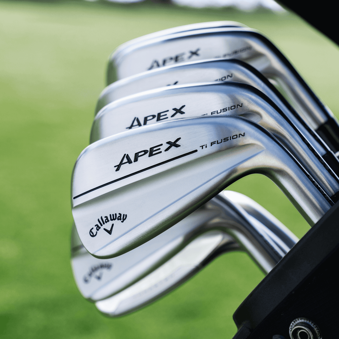 Callaway Apex Ti Fusion Plated Iron Set with Steel Shafts