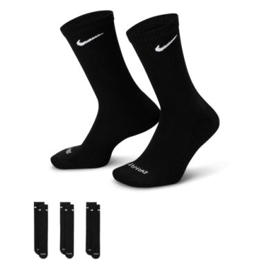 NIKE EVERYDAY PLUS CUSHIONED TRAINING CREW SOCKS (3 PAIRS)