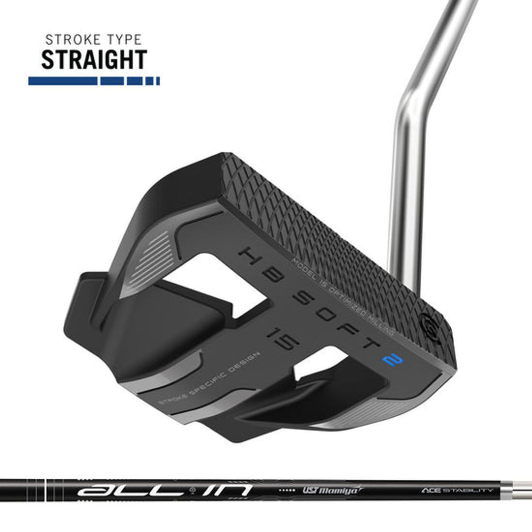 Cleveland HB Soft 2 Black #15 Single Bend Putter