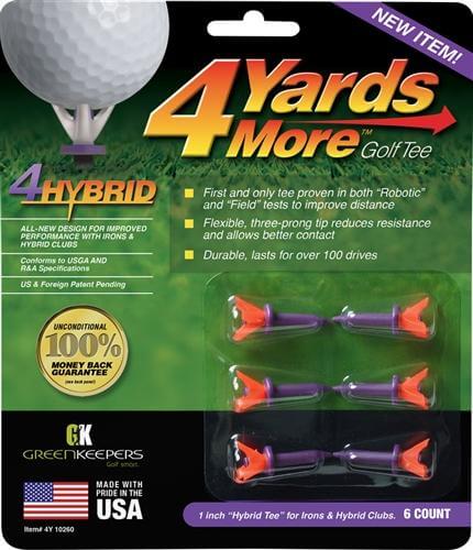 4 Yards More Standard Tees 4 Pack 1" - Niagara Golf Warehouse GDF ACCESSORIES