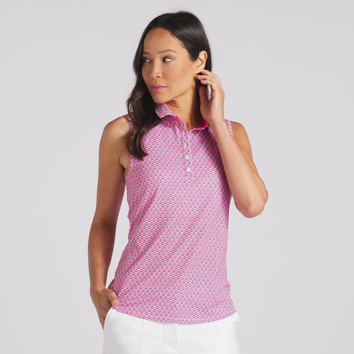PUMA Women's MATTR DECO SLEEVELESS POLO