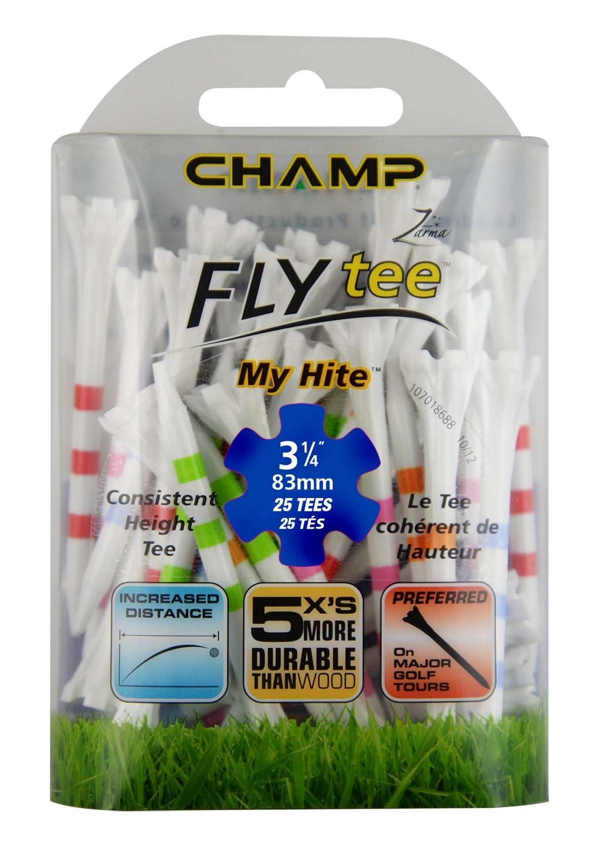 MyHite Flytee - 3 1/4" 25 Pieces - Niagara Golf Warehouse GDF ACCESSORIES