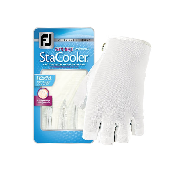 FootJoy StaCooler Sport Women's Half Finger Design Golf Glove - Niagara Golf Warehouse FOOTJOY Golf Gloves