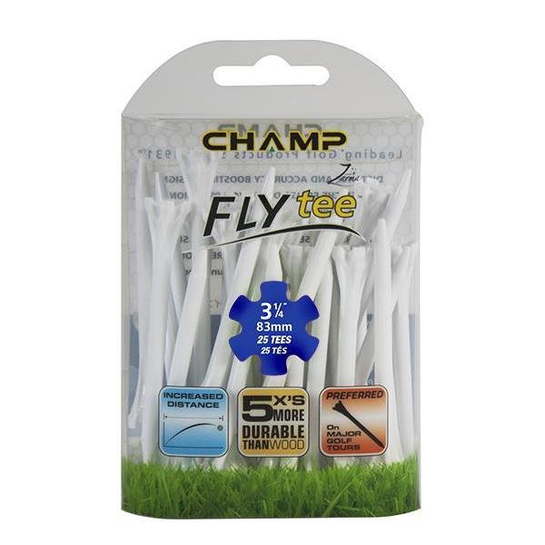 Champ FLYtee™ Golf Tee 3 1/4"- 25 Pack - Niagara Golf Warehouse GDF ACCESSORIES