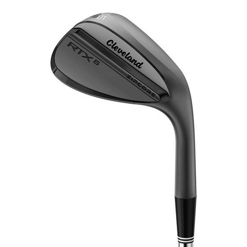 Cleveland RTX 6 ZipCore Black Satin Wedge Niagara Golf Warehouse