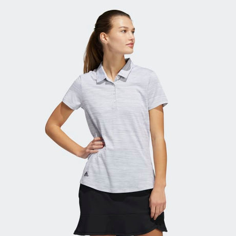 Adidas Space-Dyed Short Sleeve Polo Shirt - Niagara Golf Warehouse ADIDAS Women's Golf Shirt