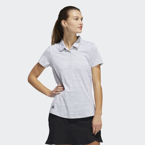 Adidas Space-Dyed Short Sleeve Polo Shirt - Niagara Golf Warehouse ADIDAS Women's Golf Shirt