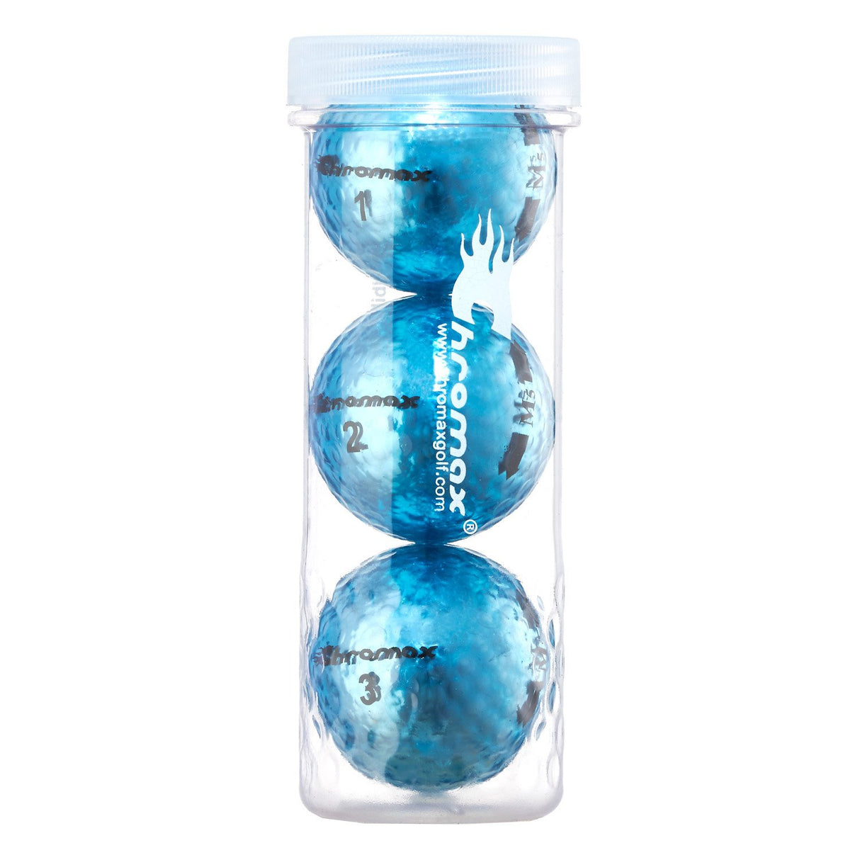 Chromax M-5 Golf Balls – 3 ball tube - Niagara Golf Warehouse CHROMAX GOLF BALLS