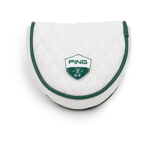 Ping Heritage Mallet Putter Cover White/Green - Niagara Golf Warehouse PING ACCESSORIES
