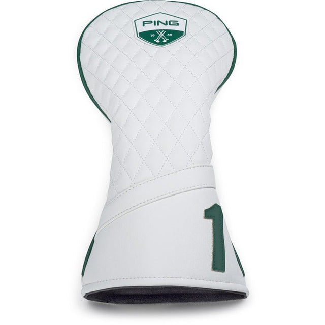 Ping Heritage Driver Cover White/Green - Niagara Golf Warehouse PING ACCESSORIES